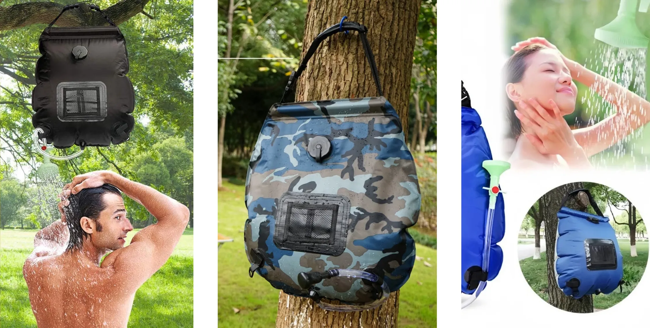 Douche solaire portable pour bord de mer – Eau chaude instantanée en extérieur – Idéale camping et plage – Image 10