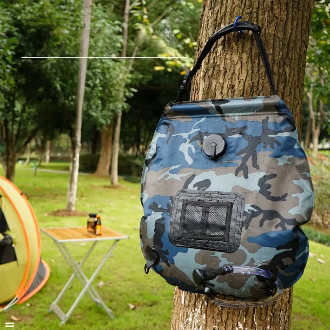 Douche solaire portable pour bord de mer – Eau chaude instantanée en extérieur – Idéale camping et plage – Image 9